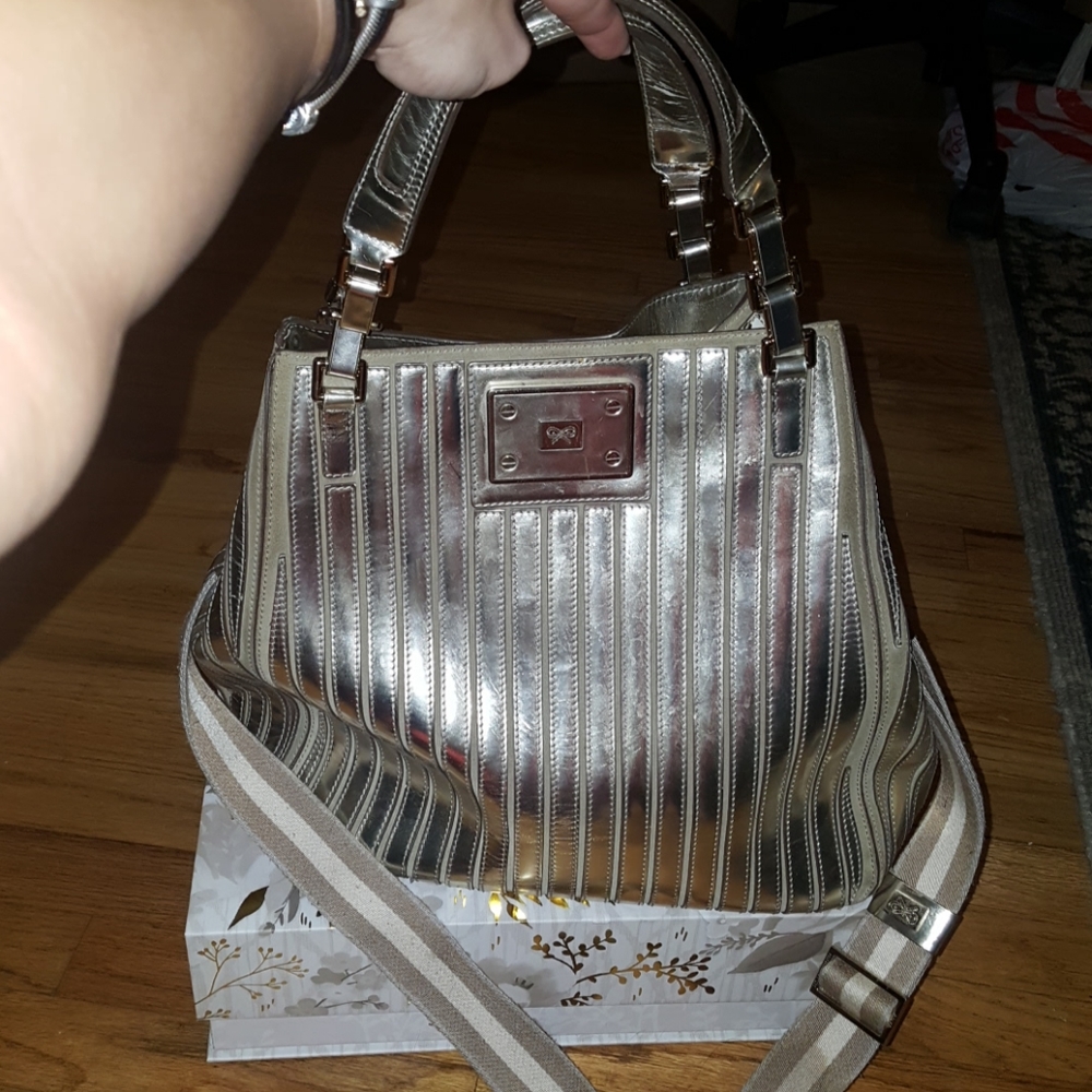 Anya Hindmarch Special Ed. Belvedere Metallic Tote
